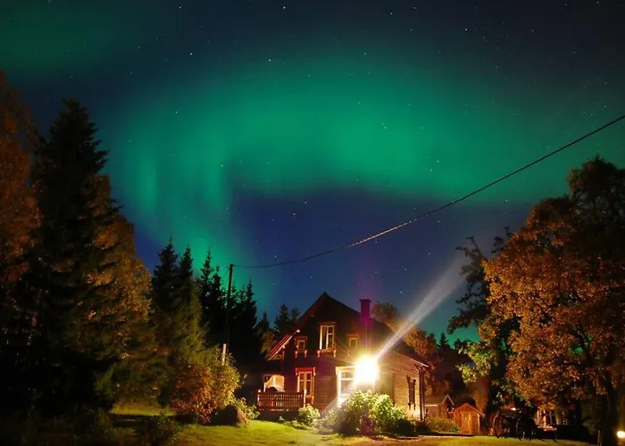100 Years Old Norwegian Log House In Tromso
