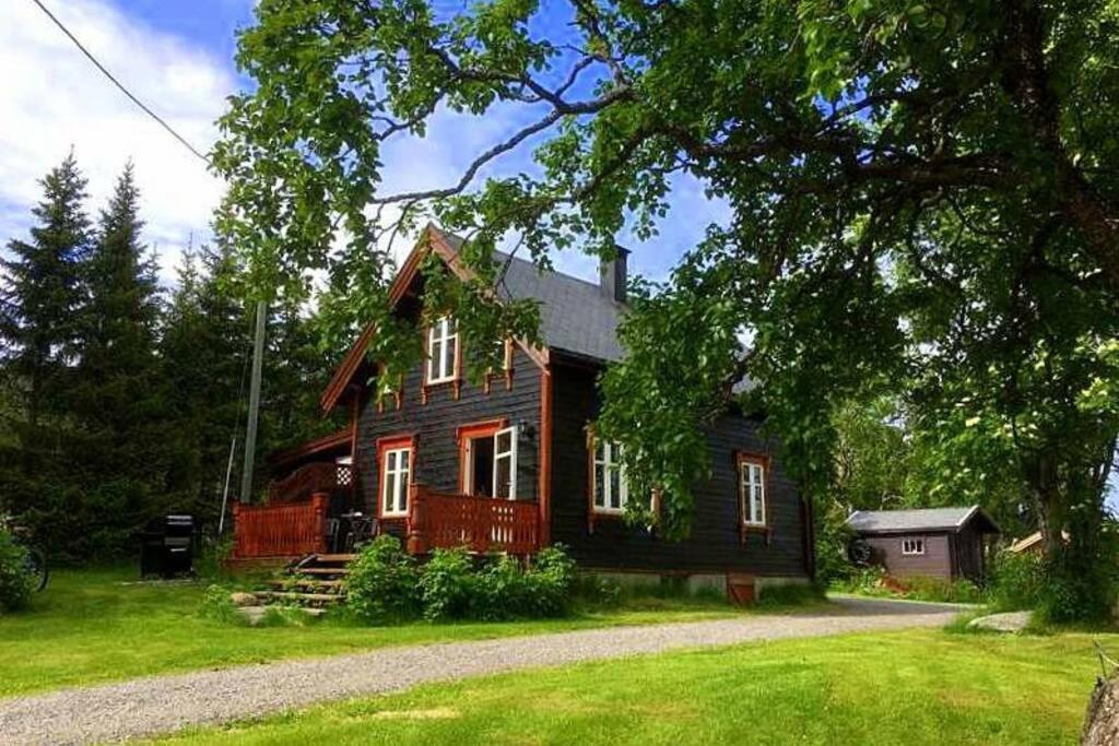 100 Years Old Norwegian Log House In Tromso