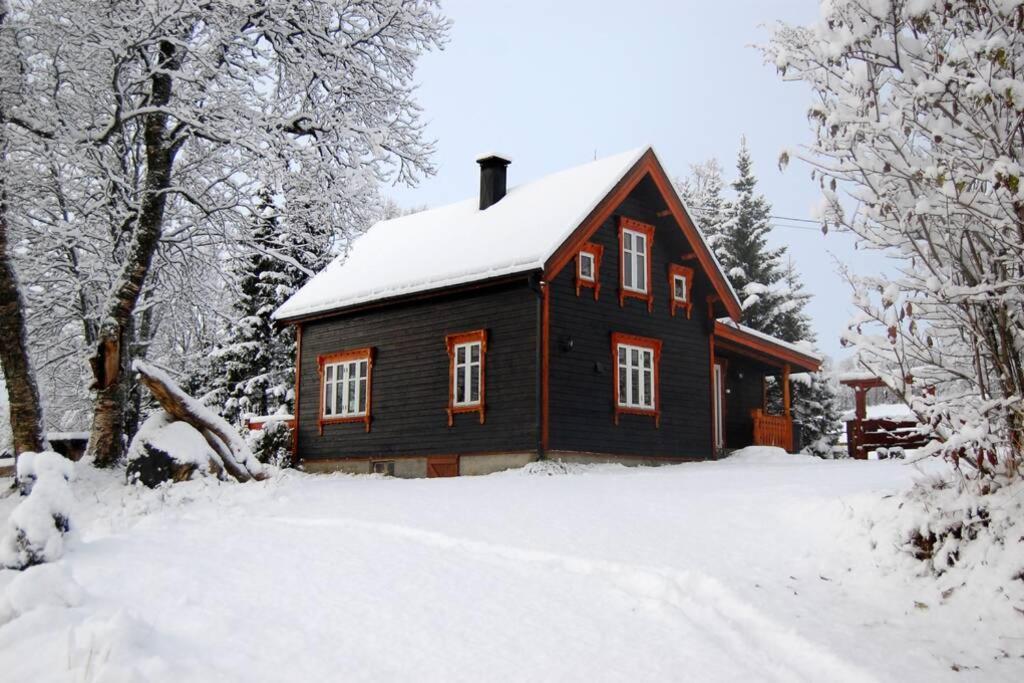 100 Years Old Norwegian Log House In