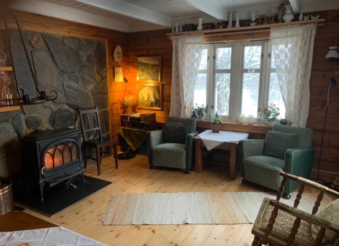 100 Years Old Norwegian Log House In * Tromso