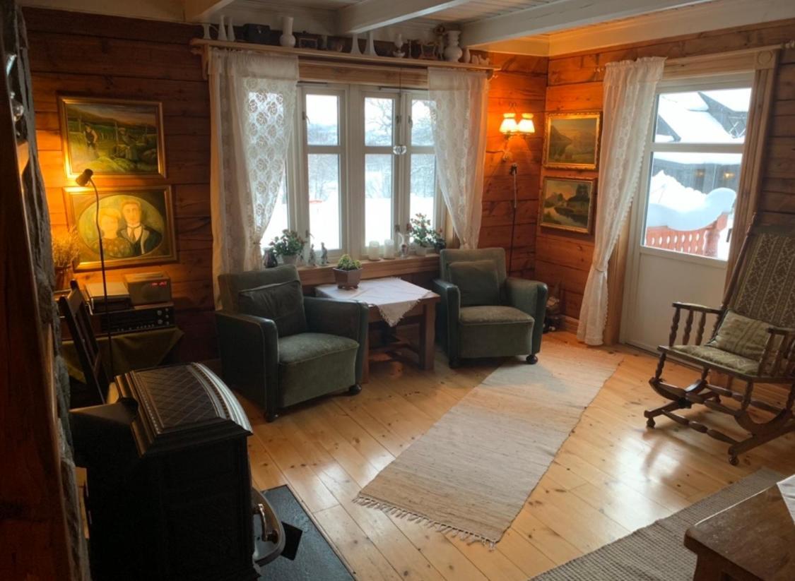 100 Years Old Norwegian Log House In Tromso