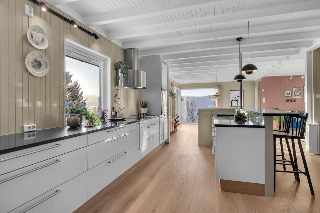 Villa Hus Med Hoy Standard, Sauna! *
