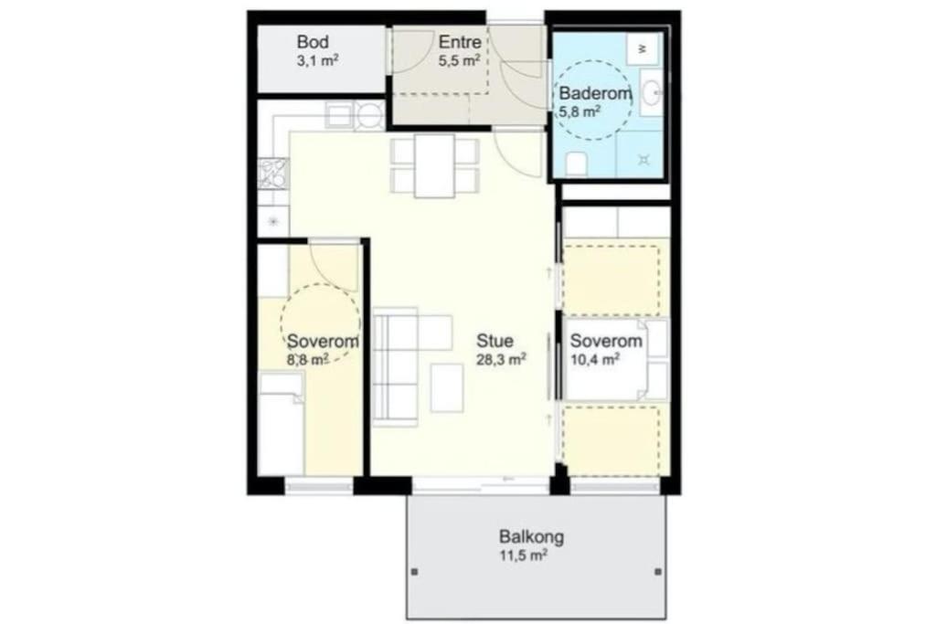 Apartment Ny I Nytt Bygg I Naturskjonne Omgivelser! Tromso
