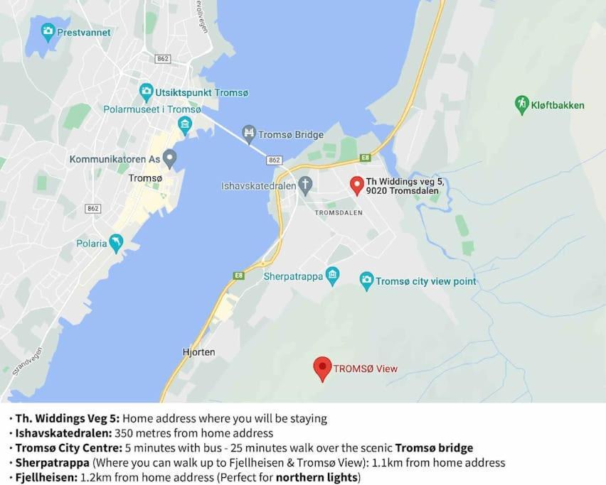 Luxury Facilities For Families L Near Attractions L Free Garage Tromso