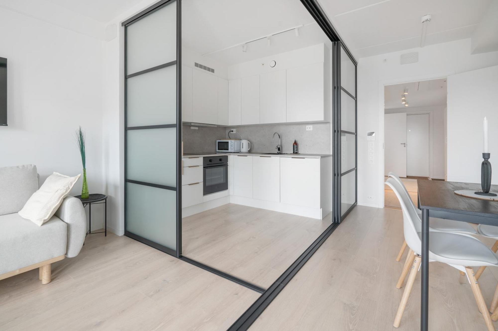 Sleek 1bd With Sea View Apartment Tromsø