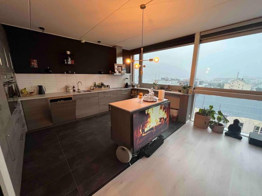 Appartement 10th Floor Penthouse In The Heart Of Tromsø