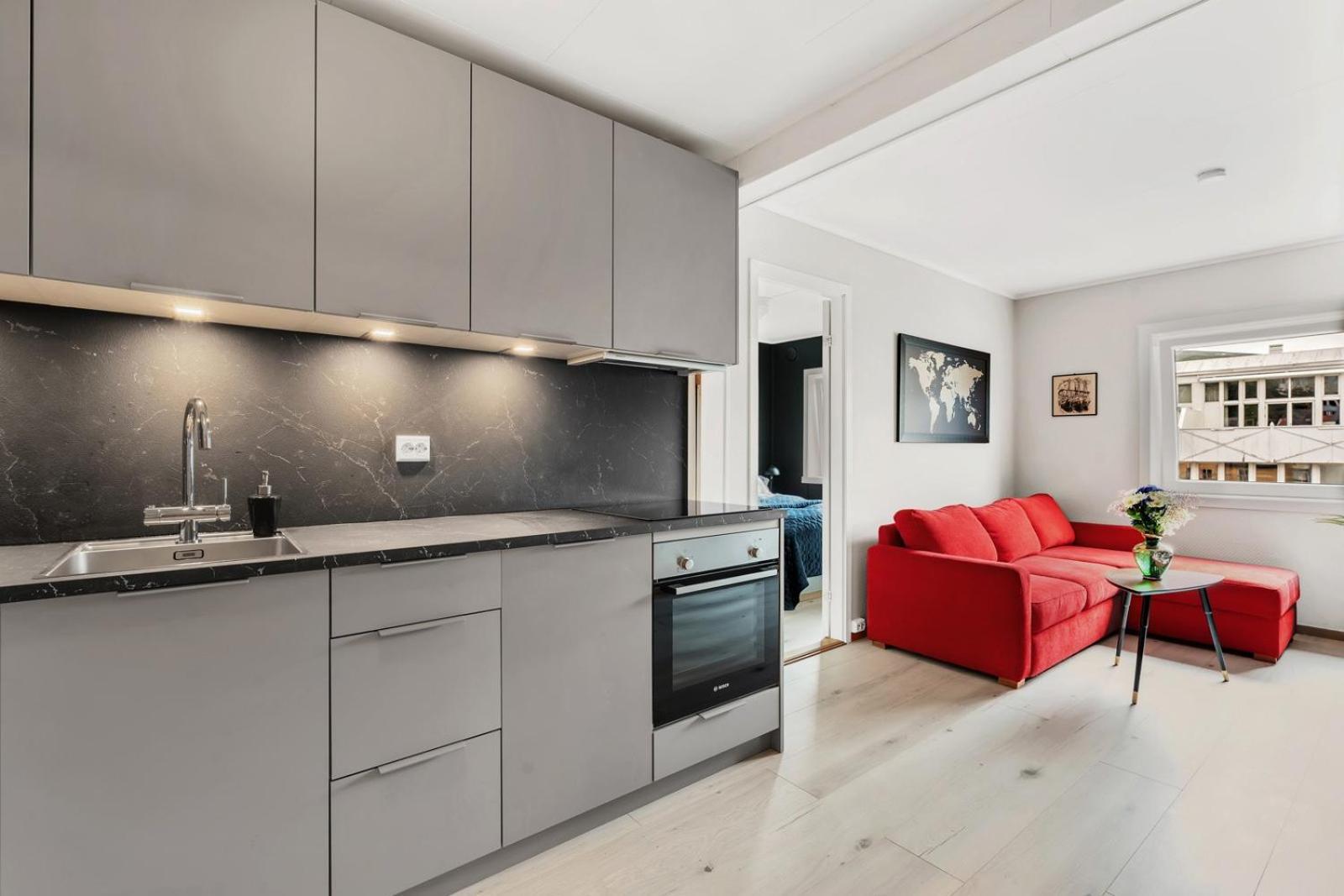 Downtown With Queensize Bed And Parking Appartement *