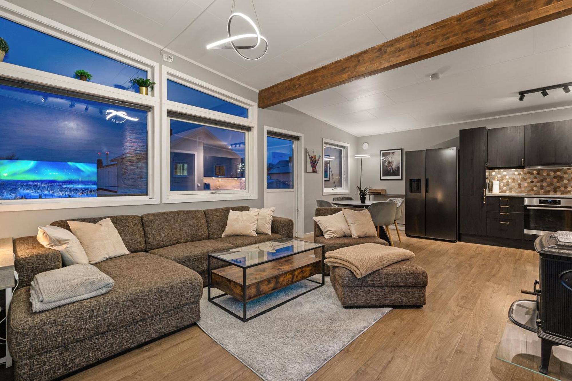 Apartment Charming Aurora I Terrace I Free Parking Tromso