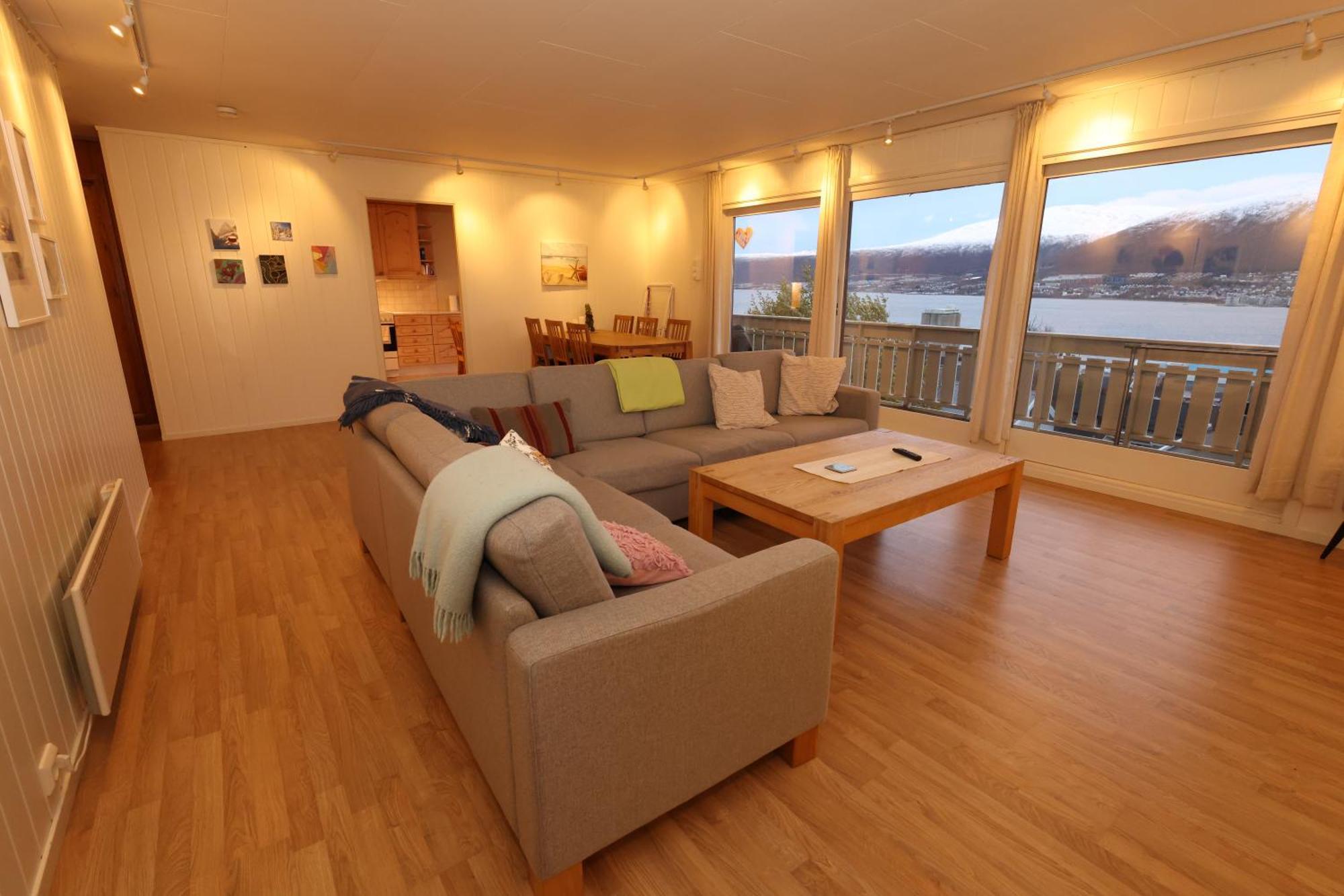 Great View From Living And Balcony Tromso