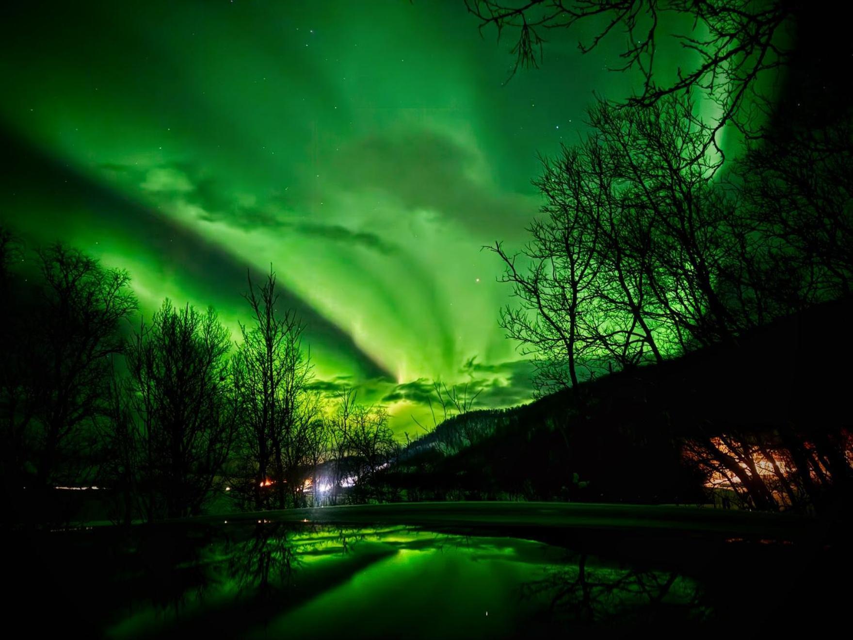 Aurora Haven - With Jacuzzi Ferienhaus Tromsø