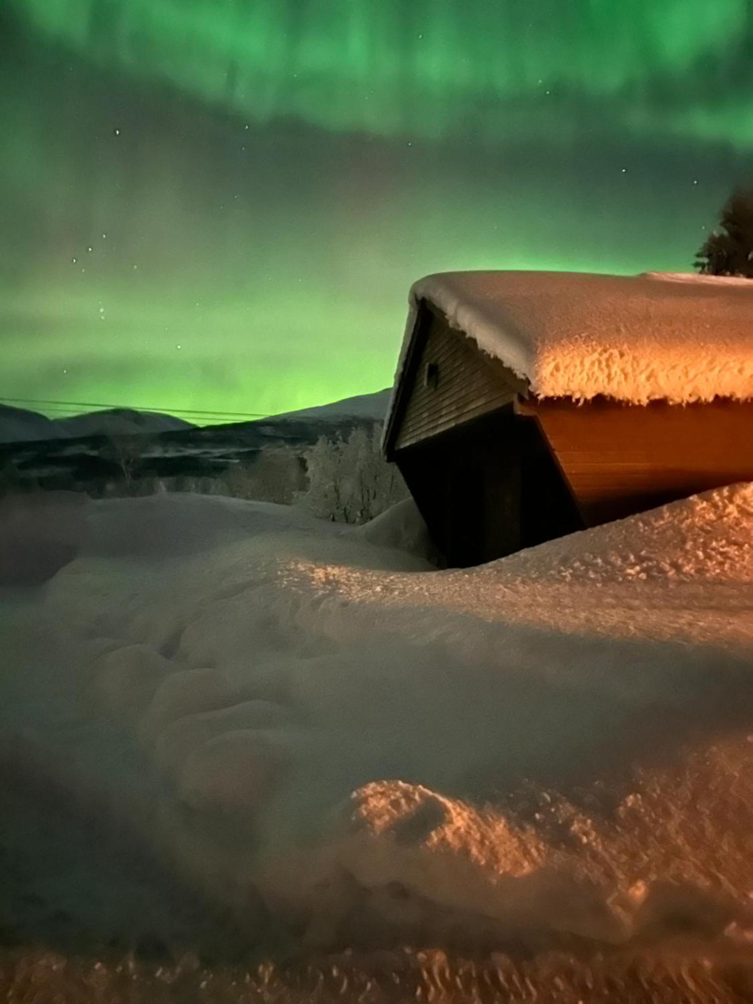 House With Charm, Valley With Lots Of Northern Lights, Breivikeidet Feriehus