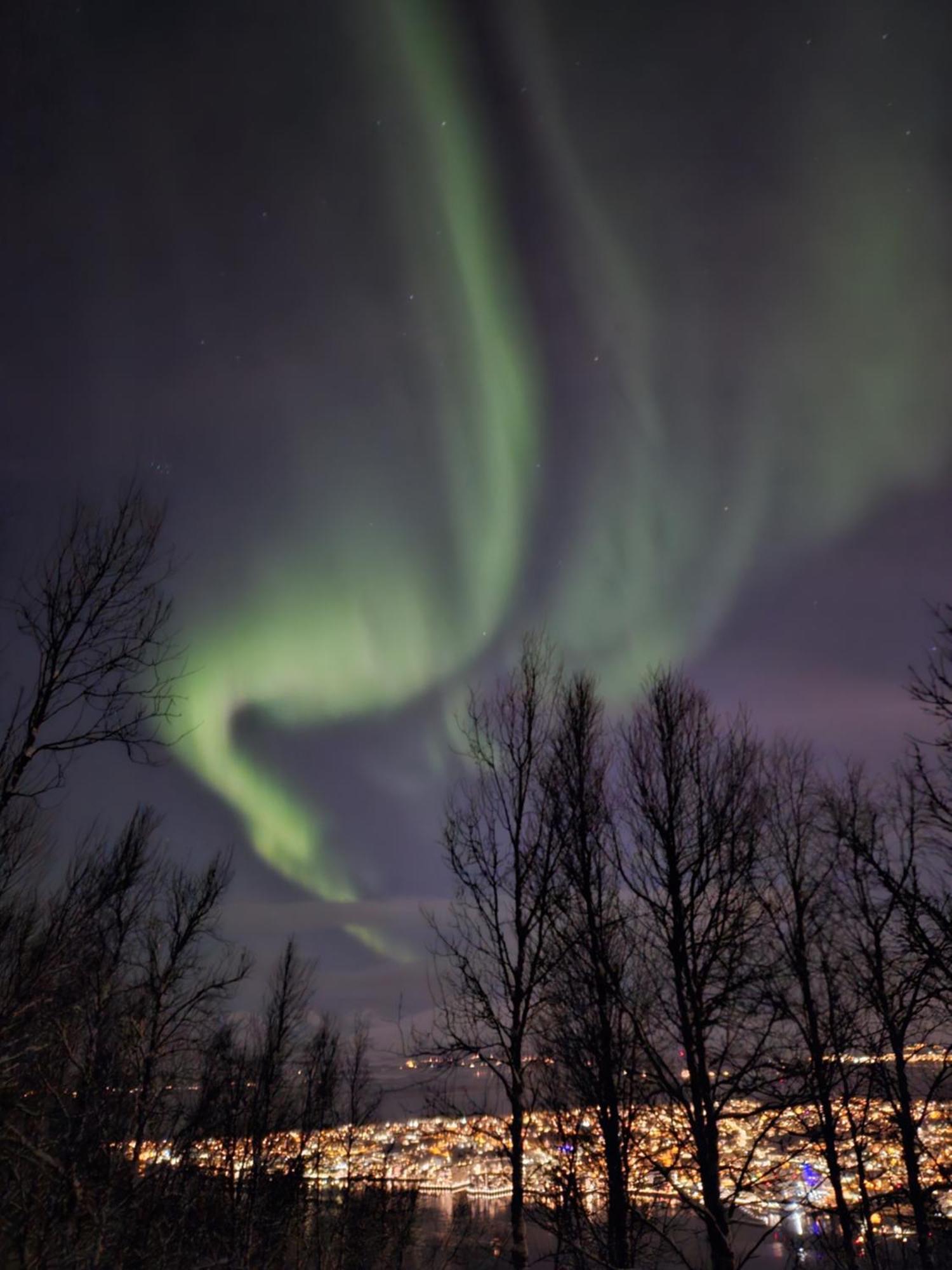 In Tromso, Located Between The Arctic Cathedral And The Cable Car